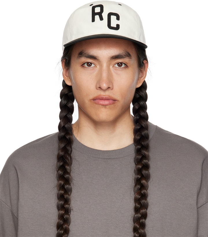 Photo: Reigning Champ White Color Block Ball Cap