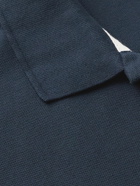 Vilebrequin - Slim-Fit Logo-Embroidered Cotton-Piqué Polo Shirt - Blue