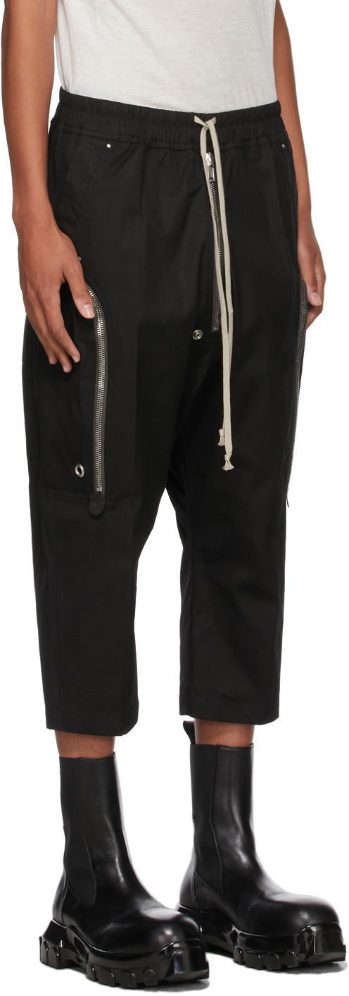 Rick Owens Black Bauhaus Bela Cargo Pants Rick Owens