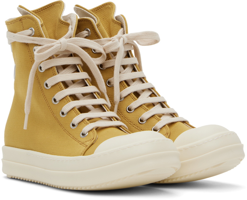 Rick Owens DRKSHDW Yellow Sneaks Sneakers Rick Owens Drkshdw