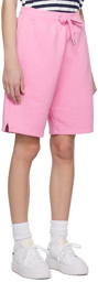 AMI Alexandre Mattiussi Pink Ami de Cœur Shorts