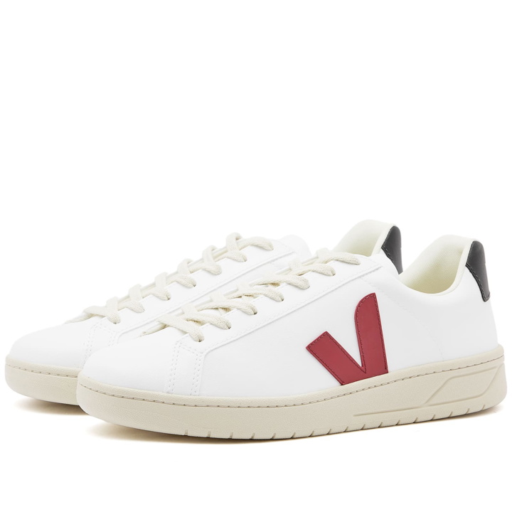 Photo: Veja Men's Urca Retro Sneakers in White/Masala/Black