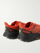 Hoka One One - Speedgoat 5 Rubber-Trimmed GORE-TEX® Mesh Running Sneakers - Red