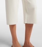 The Row Ozias cotton and silk cropped sweatpants