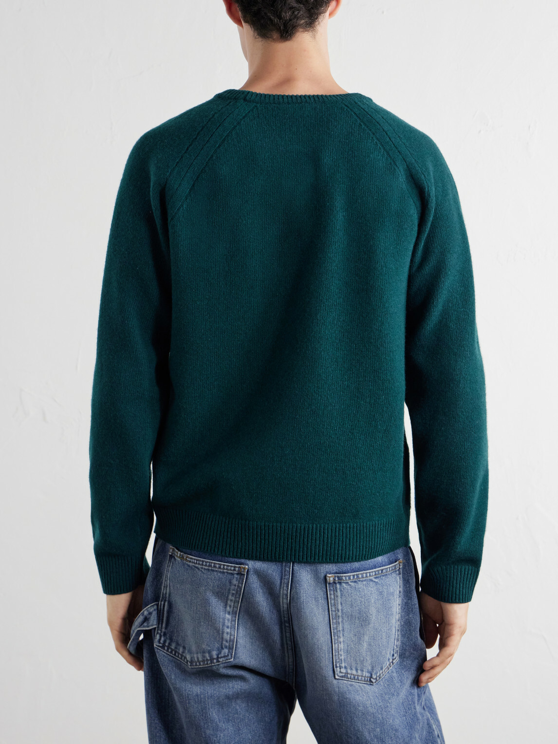 JW Anderson - Logo-Embroidered Wool Sweater - Green