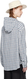 AFTER PRAY Blue Hooded Shirt