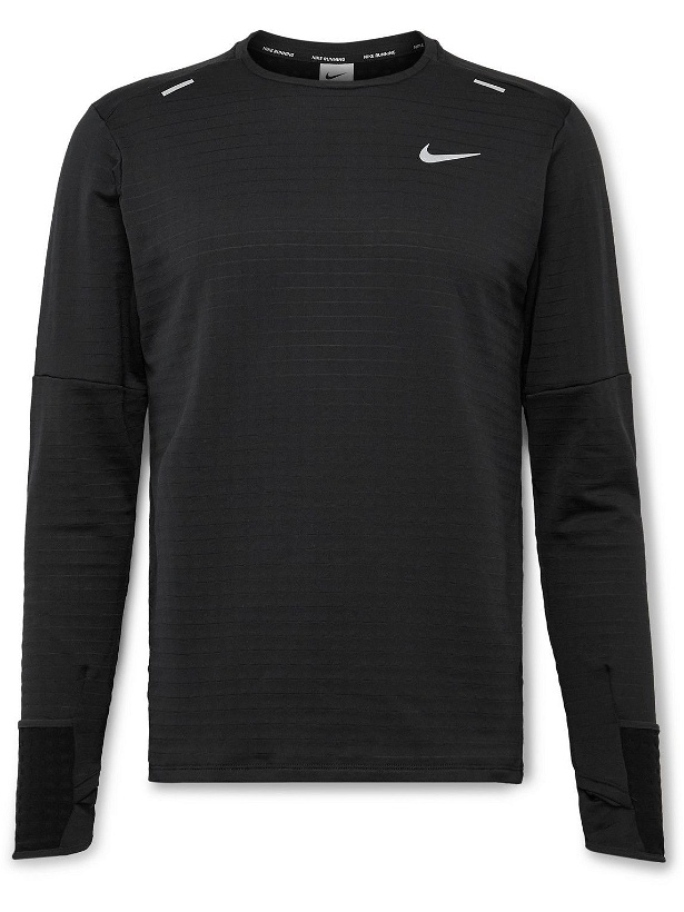 Photo: Nike Running - Repel Element Therma-FIT T-Shirt - Black
