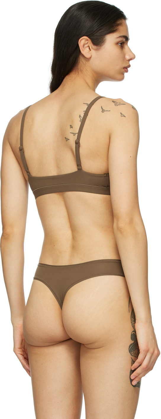 Brown Fits Everybody Triangle Bralette