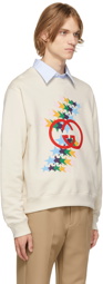Gucci Off-White Interlocking G Star Flash Sweatshirt
