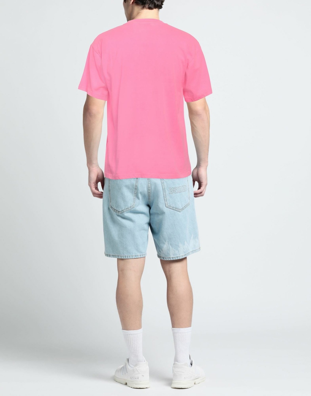 Aries Mens T-shirt Fuchsia