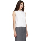 FLORE FLORE White Poppy Sleeveless Cardigan