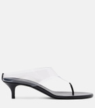 Magda Butrym 45 leather-trimmed thong sandals
