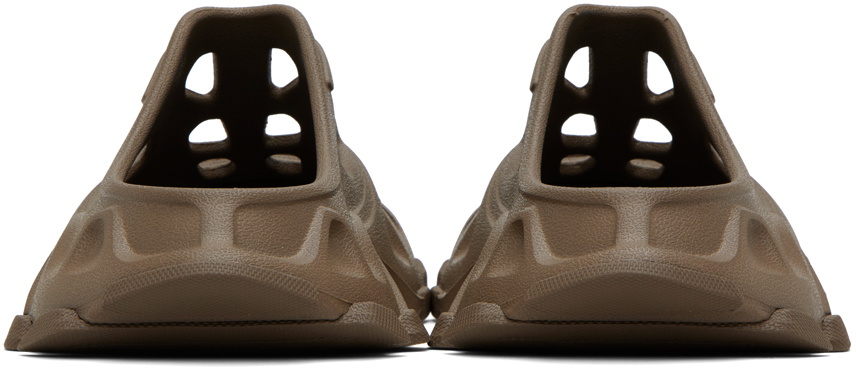 BALENCIAGA 25S MULES BIRKENSTOCK IN CARAMEL BROWN SUEDE