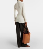 Tod's Ribbed-knit cotton turtleneck top
