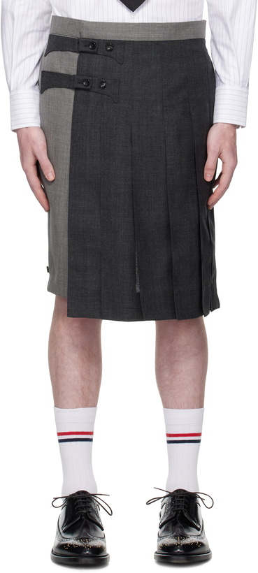 Photo: Thom Browne Gray Fresco Skort