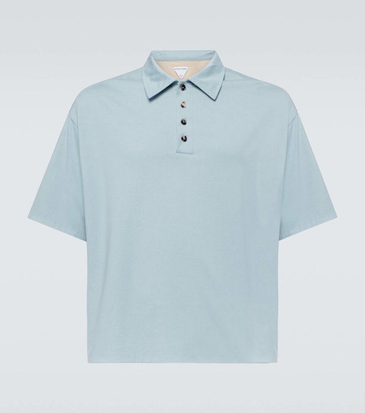 Photo: Bottega Veneta Cotton jersey polo shirt