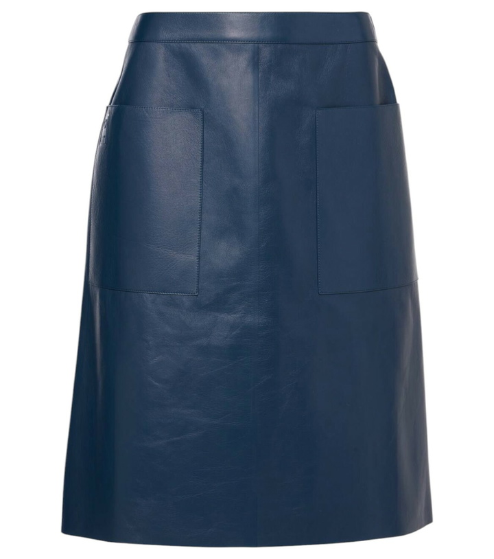 Photo: Ferragamo Leather pencil skirt