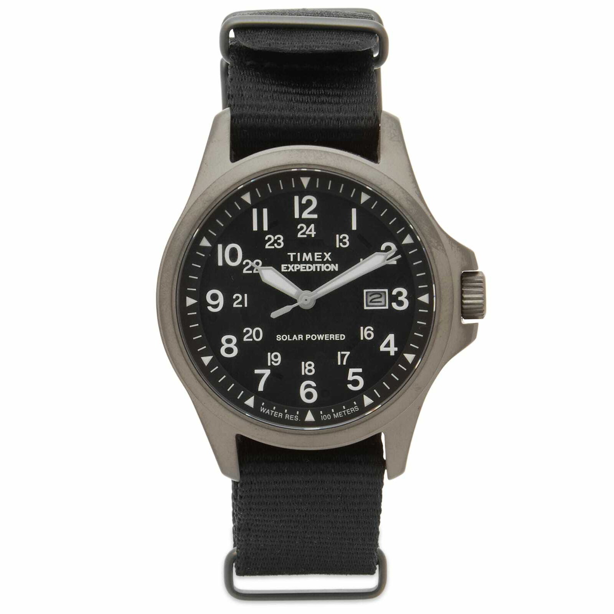 Timex Expedition Field Post Solar 41mm Watch in Black 