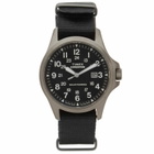 Timex Expedition Field Post Solar 41mm Watch in Black 