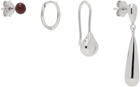 LEMAIRE Silver Piercings Earrings Set