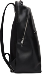 Paul Smith Black Embossed Leather Backpack