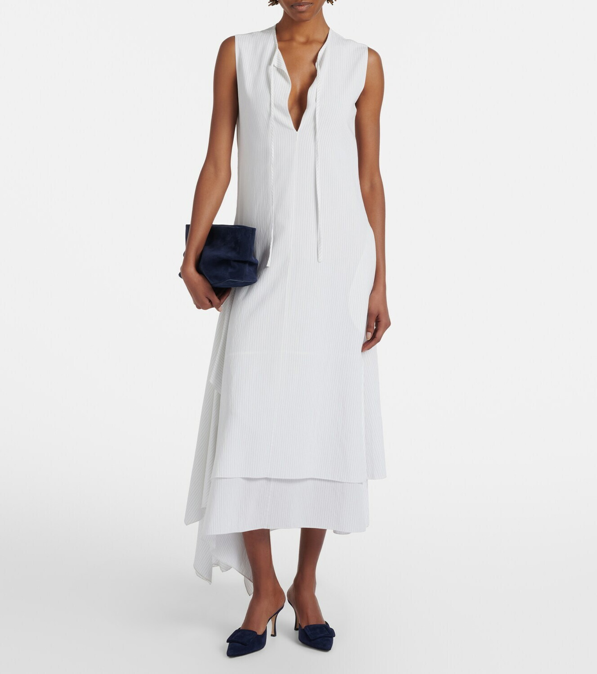 Aesther Ekme Nina Small suede clutch