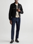 TOM FORD - Atticus Straight-Leg Pleated Silk-Blend Suit Trousers - Blue