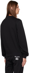 Dolce & Gabbana Black Plaque Sweatshirt