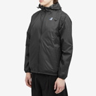 Comme des Garçons Play Men's x K-Way Full Zip Packable Jacket in Black