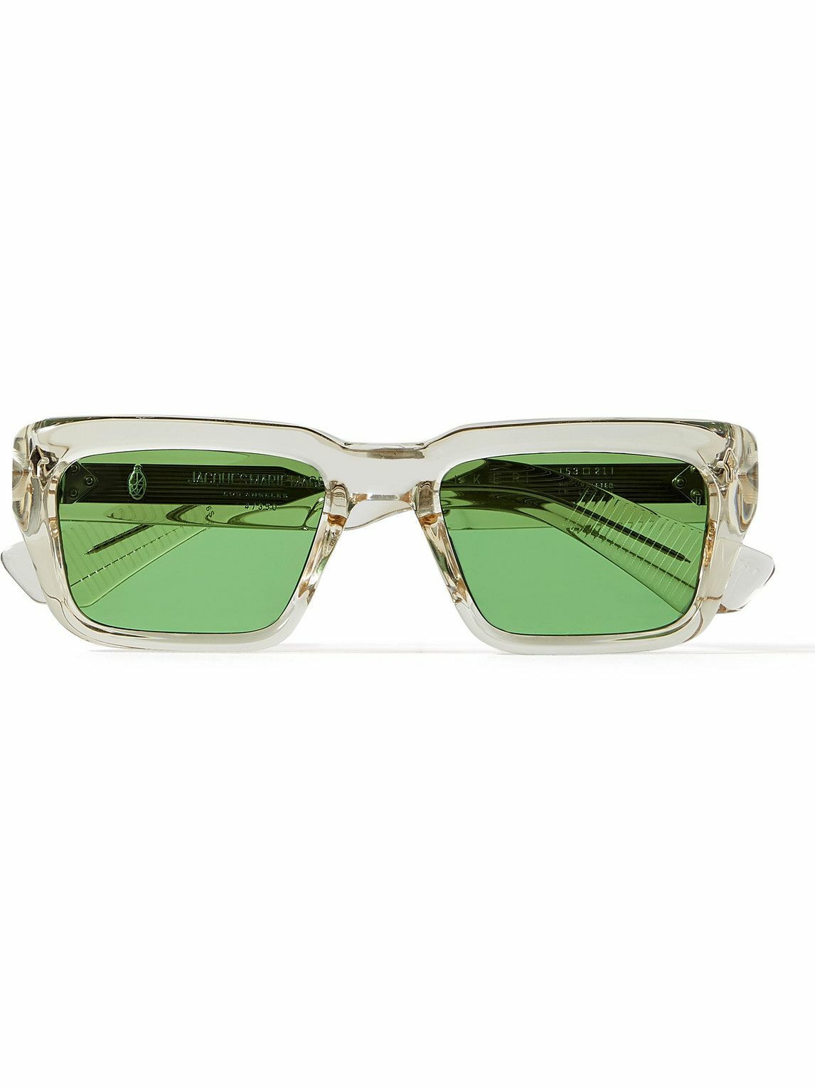 Jacques Marie Mage Walker RectangularFrame Acetate Sunglasses