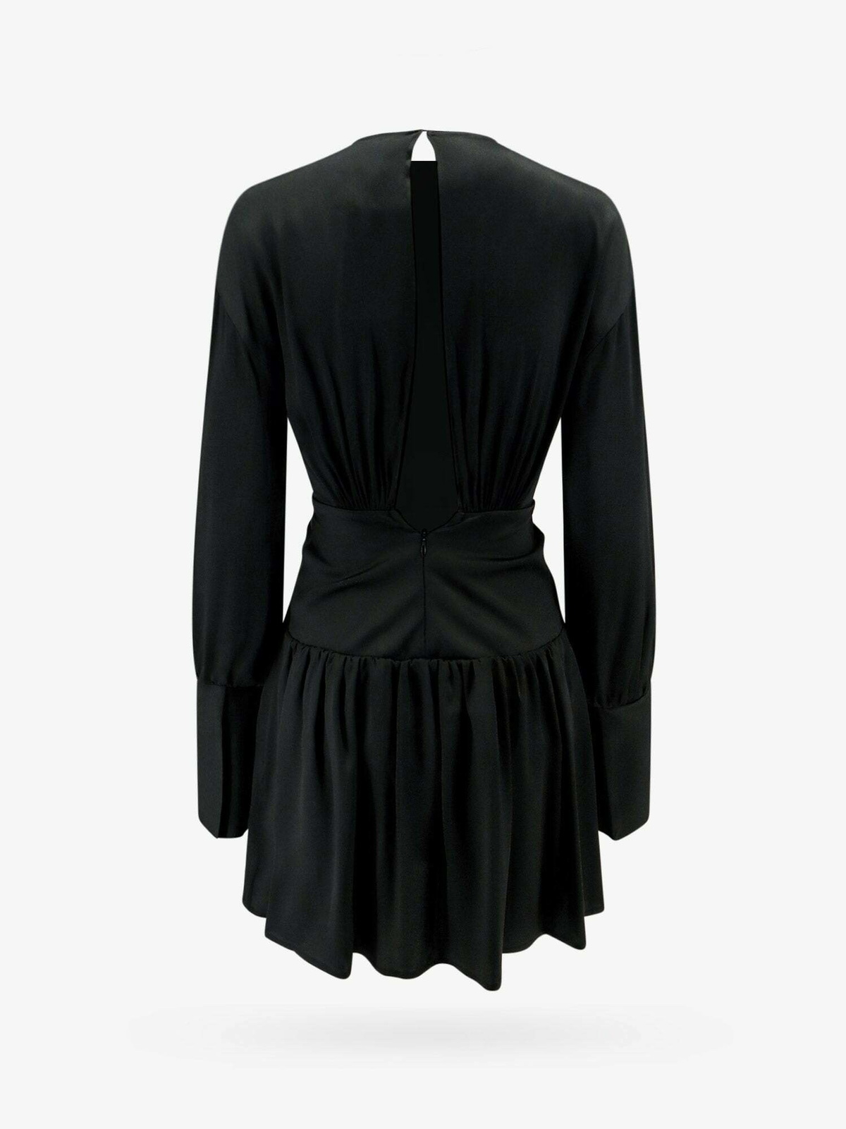 black mini dress tumblr Rare London Women's Black Drop Waist Bubble Hem Mini Dress 16