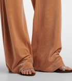 Chloé Cotton-blend velour sweatpants