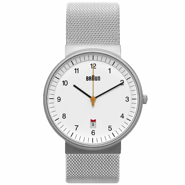 Photo: Braun BN0032 Watch in White/Silver