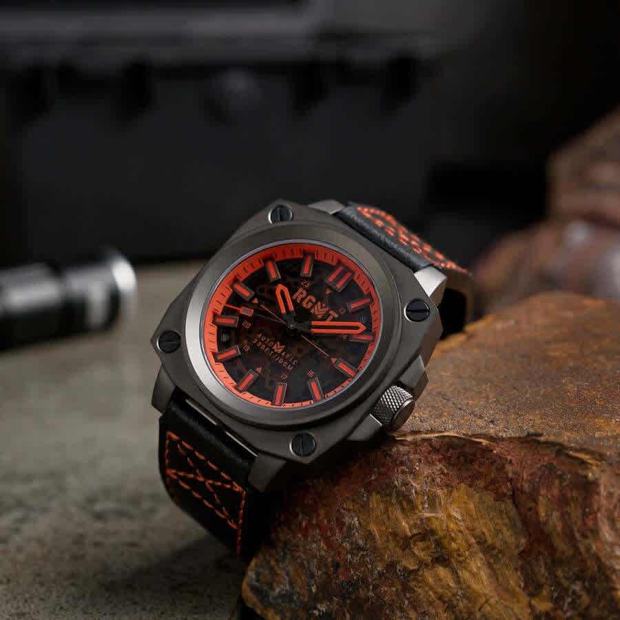 RGMT Altimeter Orange Dial Mens Watch RG-8033-05