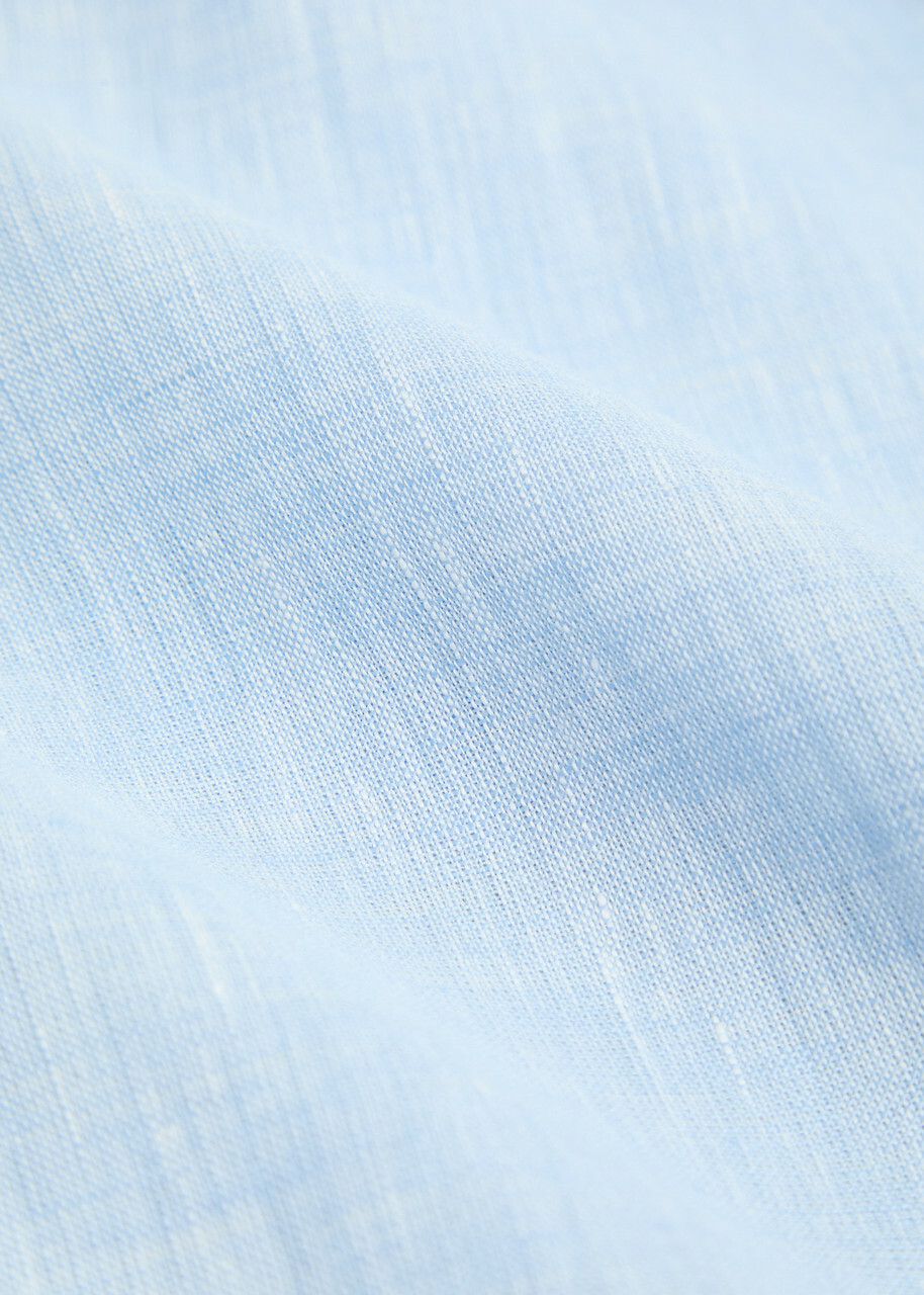 Canali Linen Shirt Blue