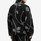 Heresy Men's Bramlble Fleece Jacket in Black/Grey