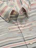 FAHERTY - Playa Button-Down Collar Striped Organic Cotton Shirt - Multi