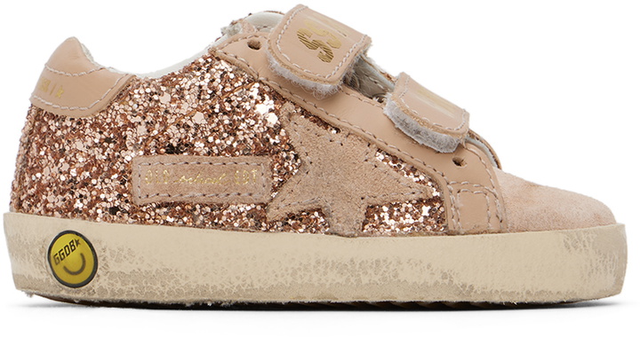 Photo: Golden Goose Baby Pink Old School Sneakers