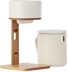 WOLF & MIU White Quindio Alba Pour Over Coffee Maker