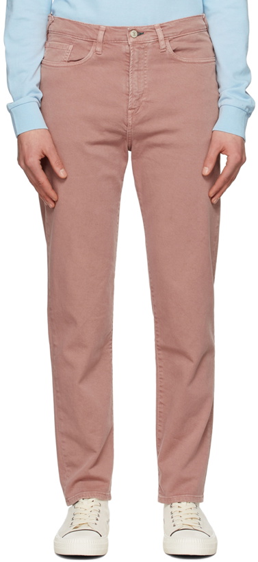 Photo: PS by Paul Smith Pink Tapered Jeans