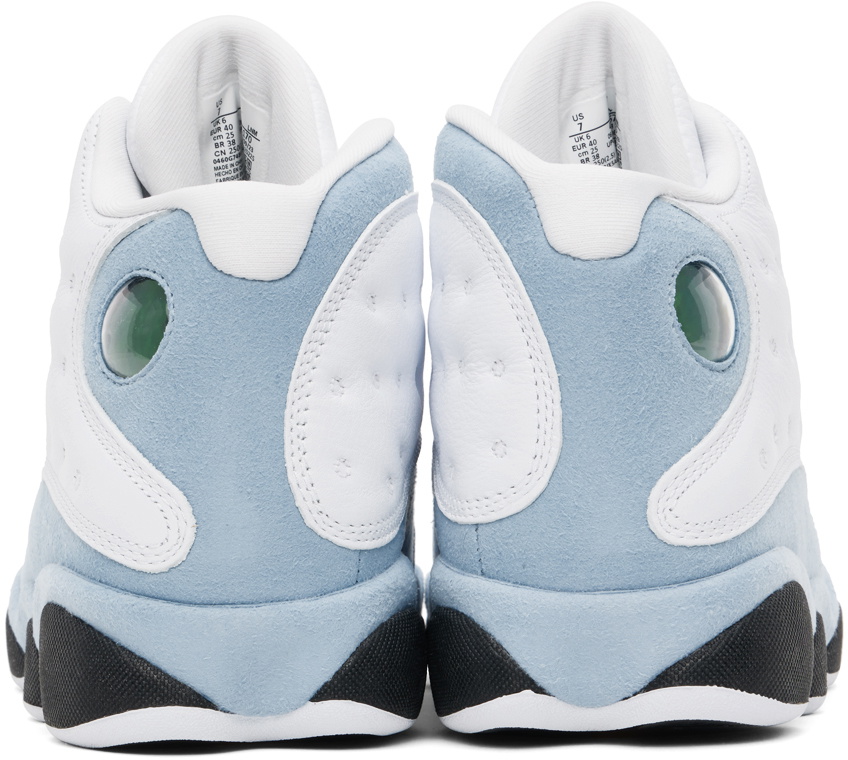 light blue and white jordan 13