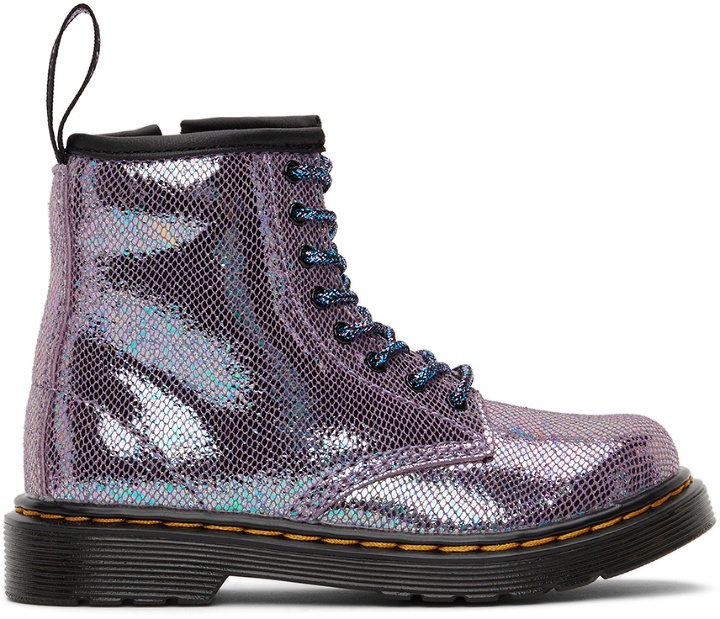Photo: Dr. Martens Baby Purple Reptile 1460 Boots