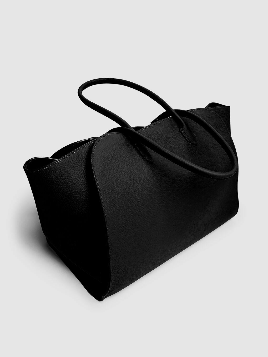 THE ROW Marlo 17 Matte Grain Leather Tote Bag The Row