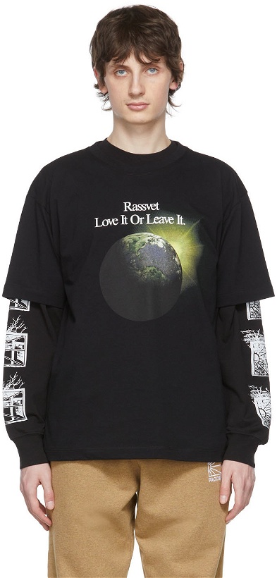 Photo: Rassvet Black Organic Cotton T-Shirt