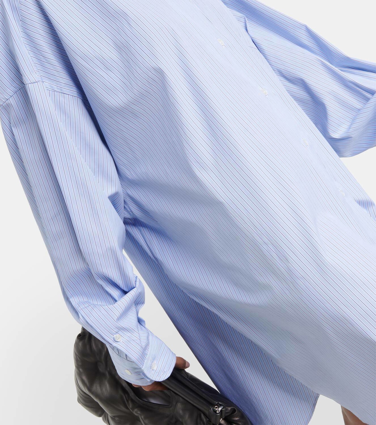 Maison Margiela Pinstripe cotton poplin shirt