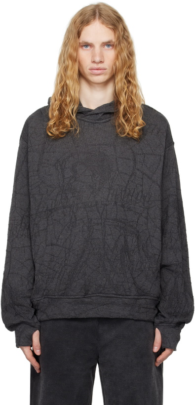 Photo: Serapis Gray Knit Hoodie