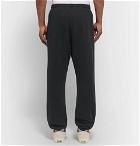 BILLY - Loopback Cotton-Jersey Sweatpants - Black