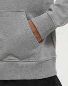 JW Anderson LOGO EMBROIDERY HOODIE Grey Mens Hoody