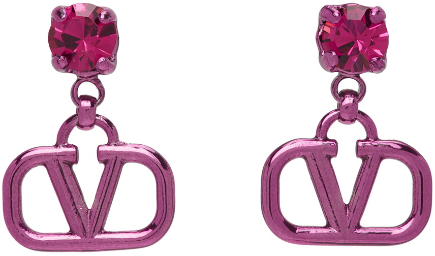 Valentino pink discount earrings