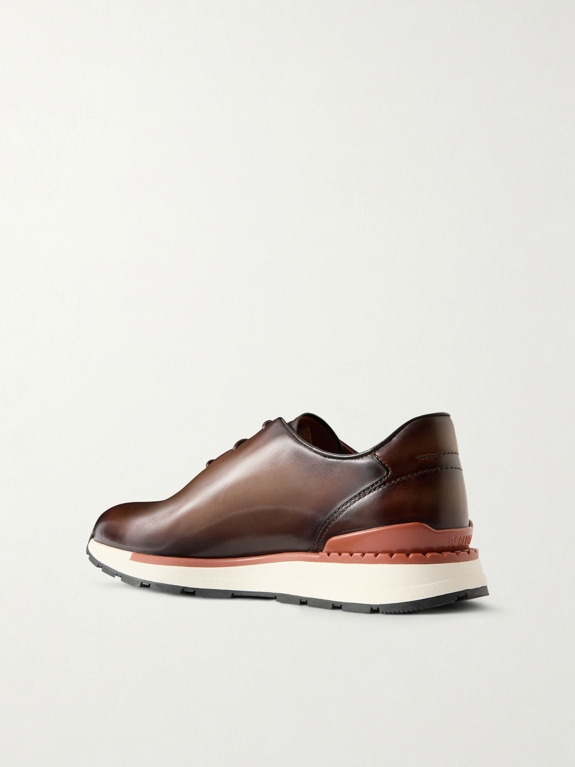 Berluti - Fast Track Full-Grain Venezia Softy Leather Sneakers - Brown